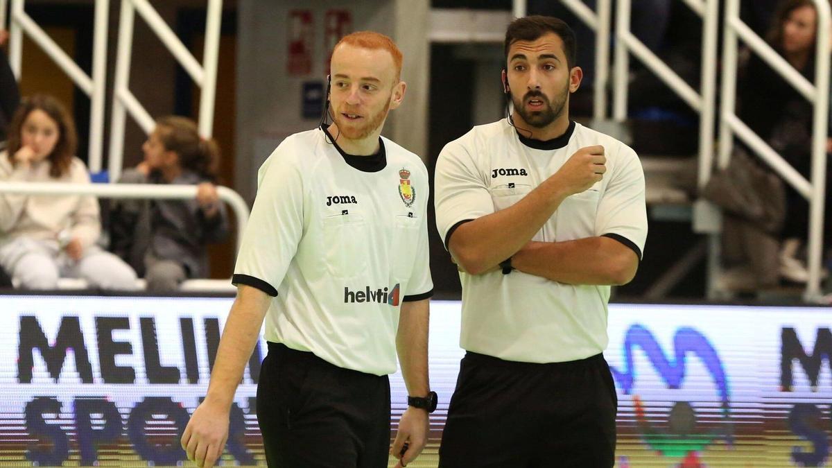 Aritz Zaragüeta y Raúl Oyarzun, la mejor pareja arbitral de la Liga Guerreras Iberdrola